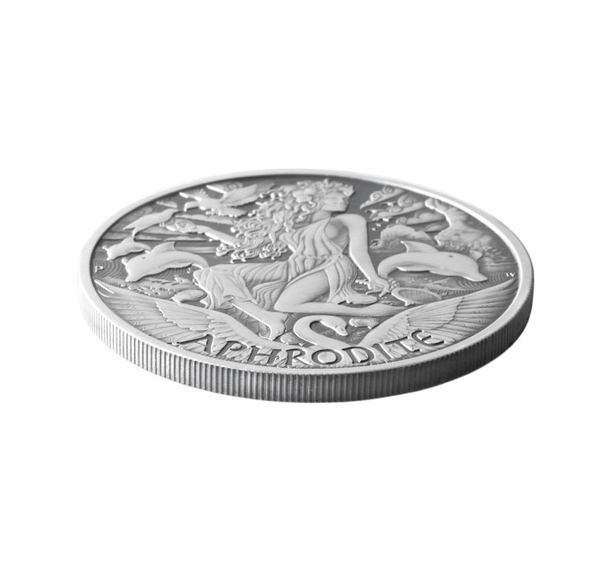 Серебряная монета 1$ Aphrodite 1oz 2022 Тувалу
