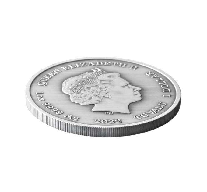 Серебряная монета 1$ Aphrodite 1oz 2022 Тувалу