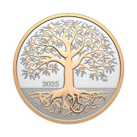 Серебряная монета 10$ Tree of Life ½ oz 2025 Канада
