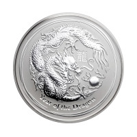 Серебряная монета «Год Дракона» 2012 — 1 унция, Австралия