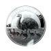 Серебряная монета 1$ «Emu» 2025, 1 унция серебра .9999, Australia Perth Mint, коллекционная, тираж 30 000