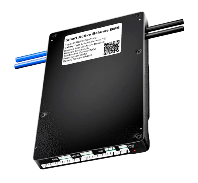 BMS JK-B2A24S20P-HC 200A — активная балансировочная плата 8S–24S с CAN и подогревом