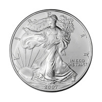 Серебряная монета 1$ Liberty, American Eagle 1oz 2007