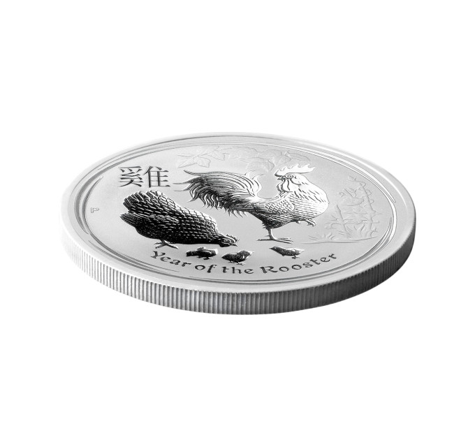 Серебряная монета Year of the Rooster 2017 для коллекции и сохранения капитала