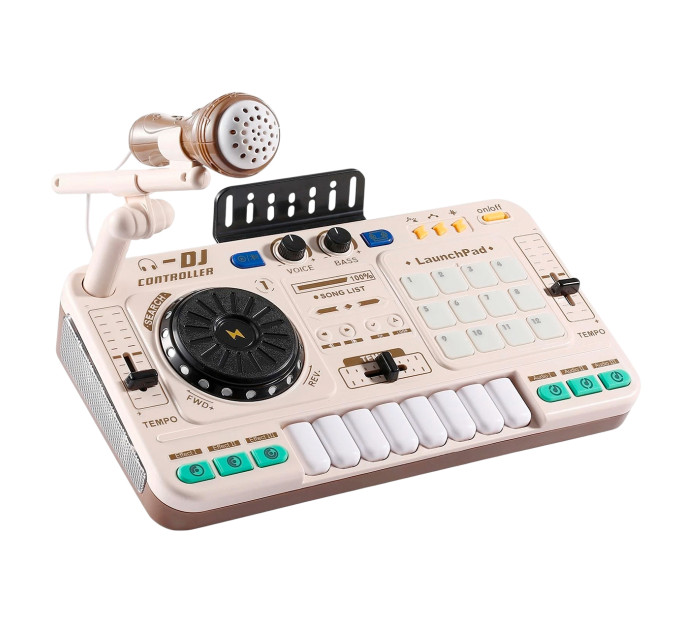 Дитячий DJ-мікшер з Bluetooth і мікрофоном для музичної гри та розвитку
