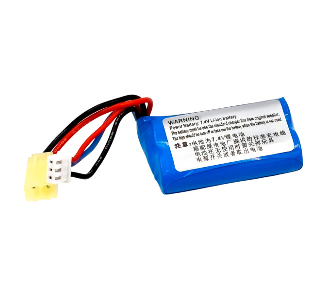 Перезаряжаемый аккумулятор Li-ion 14500 7.4V 800mAh с Mini-Tamiya и JST-XH для игрушек и электроники