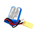 Перезаряжаемый аккумулятор Li-ion 14500 7.4V 800mAh с Mini-Tamiya и JST-XH для игрушек и электроники