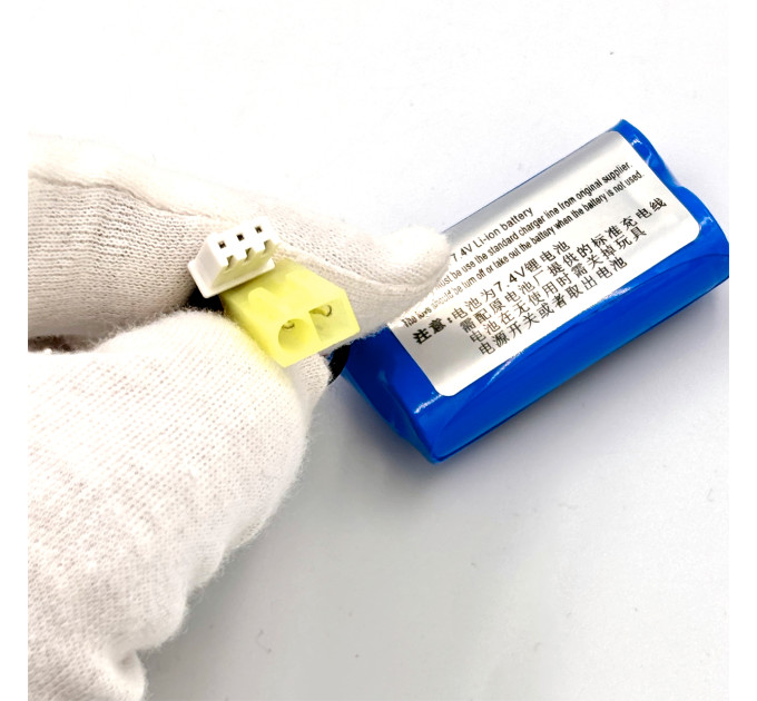 Перезаряжаемый аккумулятор Li-ion 14500 7.4V 800mAh с Mini-Tamiya и JST-XH для игрушек и электроники