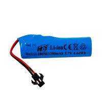 Аккумулятор Li-ion 18650 3.7V 1200mAh с SM 2-pin разъёмом 