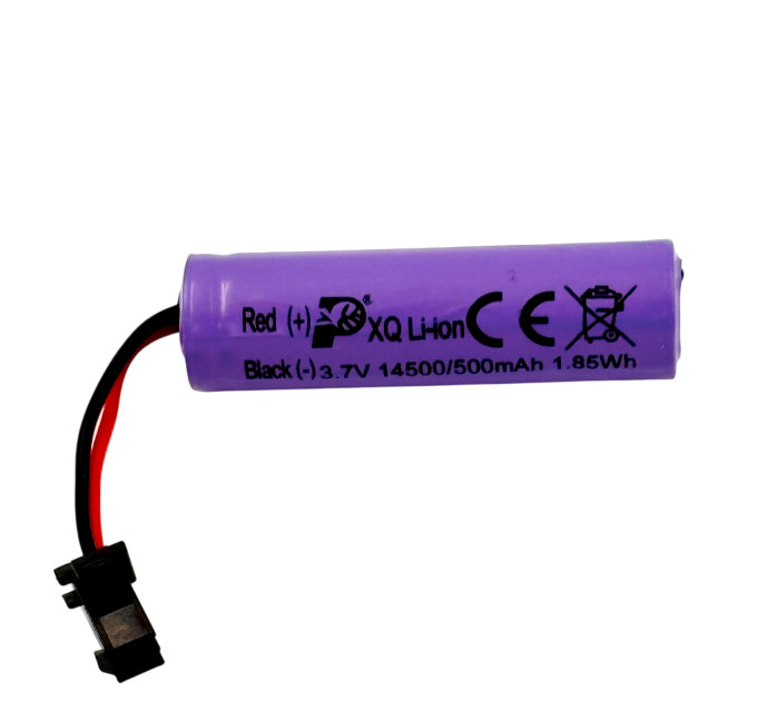 Аккумулятор Li-ion 14500 3.7V 500mAh SM 2-pin для радиоуправляемых игрушек