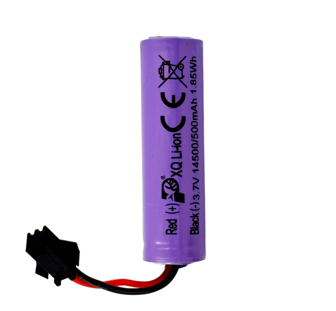 Аккумулятор Li-ion 14500 3.7V 500mAh SM 2-pin для радиоуправляемых игрушек