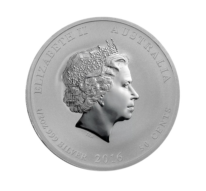 Серебряная монета Year of the Monkey 2016 Австралия 2oz — коллекционный выпуск