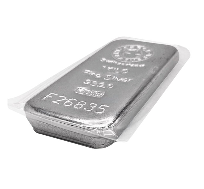 Серебряный слиток Argor-Heraeus 1 кг .999 — инвестиционное серебро