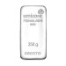 Серебряный слиток UMICORE 250 г .999 — инвестиционное серебро банковского стандарта