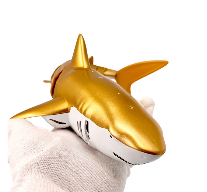 Радиоуправляемая игрушка RC Shark 2.4GHz 1:18 — интерактивная акула для воды и суши