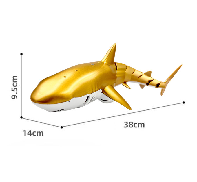 Радиоуправляемая игрушка RC Shark 2.4GHz 1:18 — интерактивная акула для воды и суши