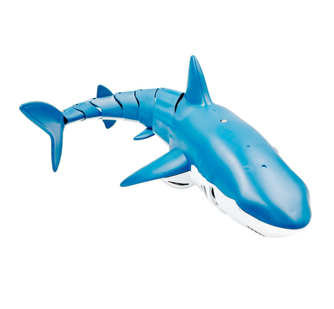 Радиоуправляемая игрушка RC Shark 2.4GHz 1:18 — интерактивная акула для воды и суши