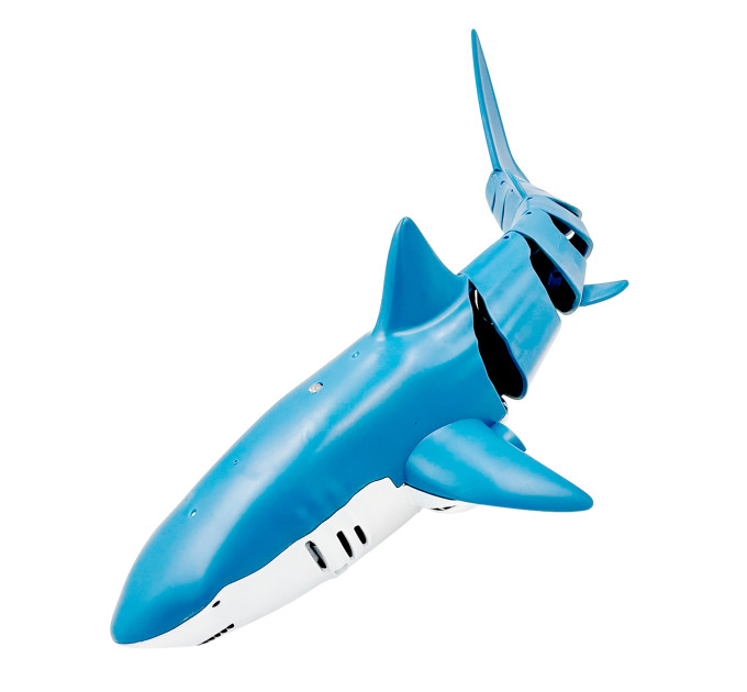 Радиоуправляемая игрушка RC Shark 2.4GHz 1:18 — интерактивная акула для воды и суши