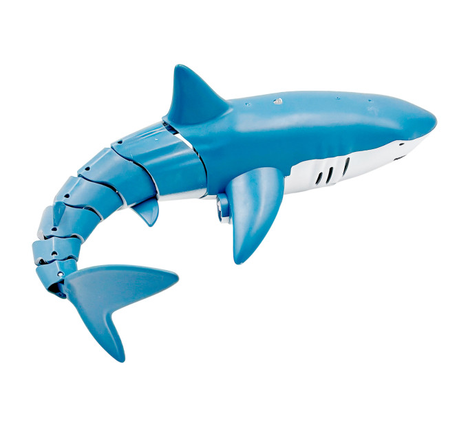 Радиоуправляемая игрушка RC Shark 2.4GHz 1:18 — интерактивная акула для воды и суши