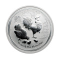 Серебряная монета Lunar II 2017 «Год Петуха», 50¢, 1/2 унции Ag 999 — инвестиционное серебро Perth Mint