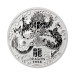 Серебряная монета «Год Дракона» 2024, 1$ 1 унция Ag 999 Perth Mint