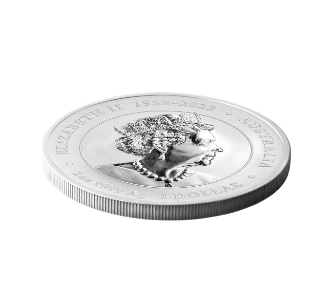 Серебряная монета «Год Дракона» 2024, 1$ 1 унция Ag 999 Perth Mint