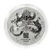 Серебряная монета «Год Дракона» 2024, 1$ 1 унция Ag 999 Perth Mint