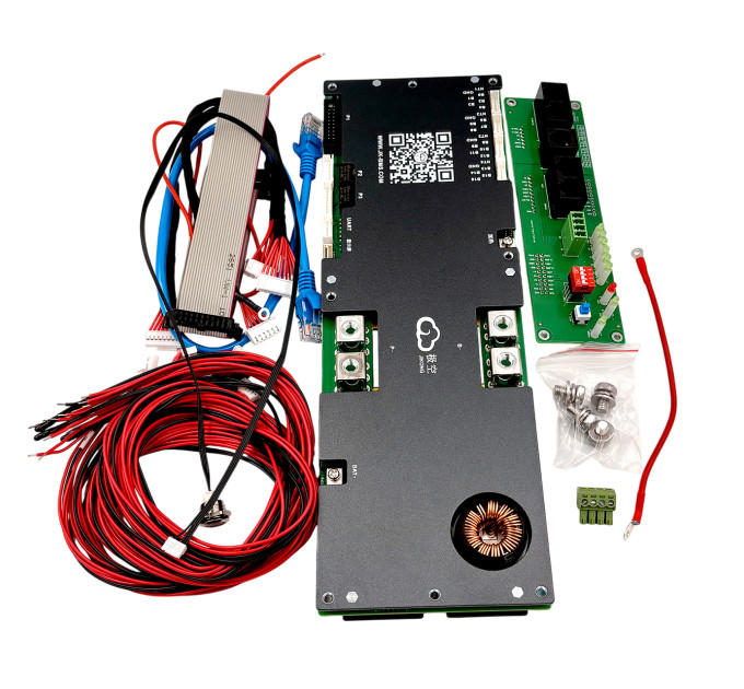 BMS JK PB2A16S20P V19 200A для LiFePO4, Li-ion, LTO — совместима с Victron, Deye, Growatt, Must