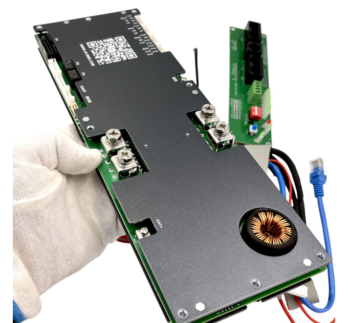 BMS JiKong JK PB1A16S10P V19 100A — контроль и балансировка аккумуляторов LiFePO4, совместима с Pylontech, Deye, Victron, Growatt, GoodWe