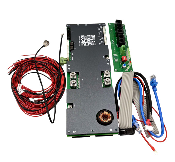 BMS JiKong JK PB1A16S10P V19 100A — контроль и балансировка аккумуляторов LiFePO4, совместима с Pylontech, Deye, Victron, Growatt, GoodWe