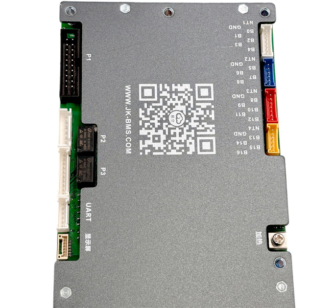 BMS JK PB2A16S15P V19 150A — контроль и балансировка аккумуляторов LiFePO4, совместима с Victron, Deye, Growatt, Must