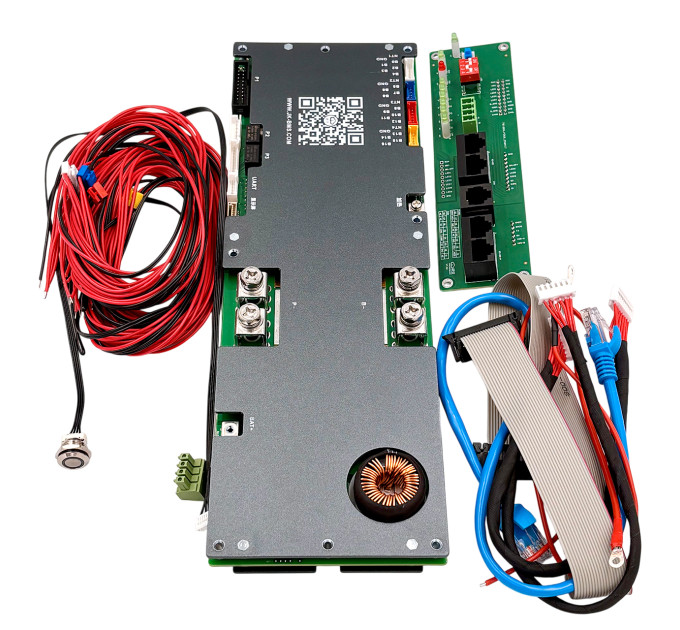 BMS JK PB2A16S15P V19 150A — контроль и балансировка аккумуляторов LiFePO4, совместима с Victron, Deye, Growatt, Must