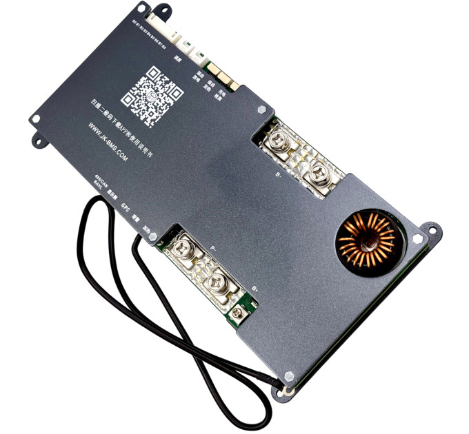JK BMS 200A 4S–8S — активное балансирование 2A, контроль через Bluetooth, CAN, RS485