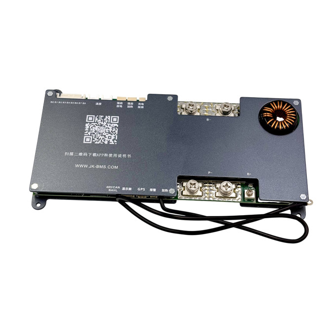 JK BMS 200A 4S–8S — активное балансирование 2A, контроль через Bluetooth, CAN, RS485