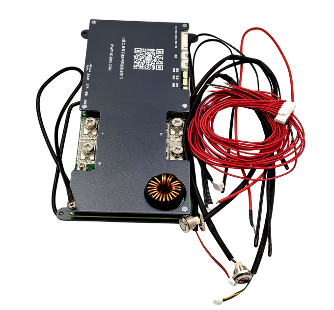 JK BMS 200A 4S–8S — активное балансирование 2A, контроль через Bluetooth, CAN, RS485