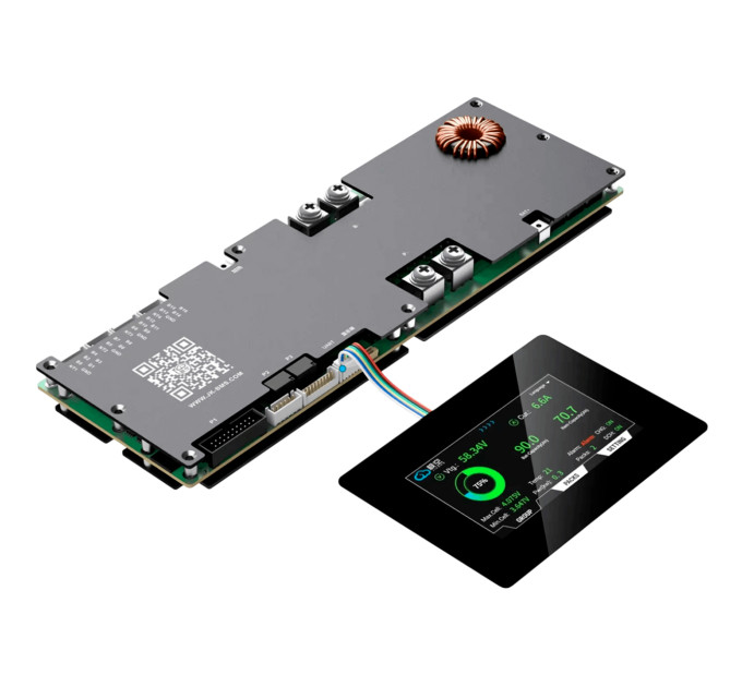 LCD дисплей JK BMS 4,3 дюйма V19 — контроль акумулятора без смартфона