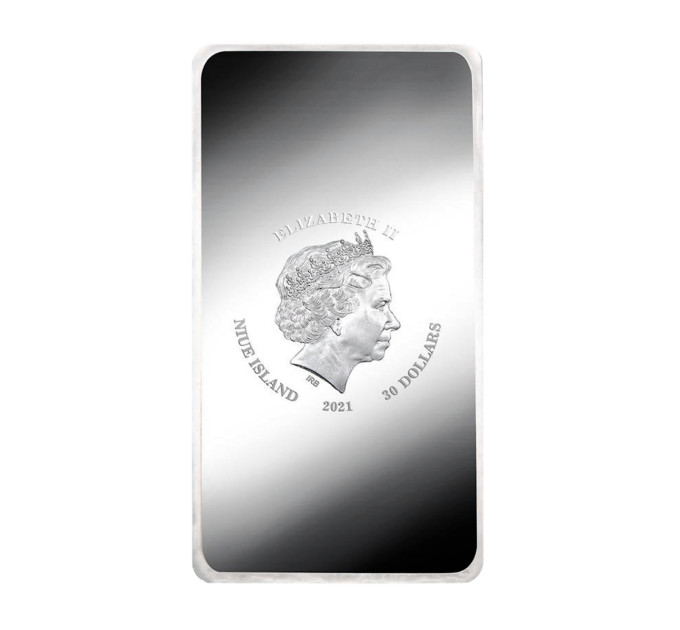 Серебряный монетный слиток 1 кг 999,9 Niue StoneX Bullion 2021 (30 долларов)