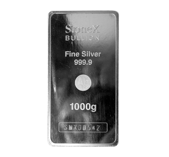 Серебряный монетный слиток 1 кг 999,9 Niue StoneX Bullion 2021 (30 долларов)