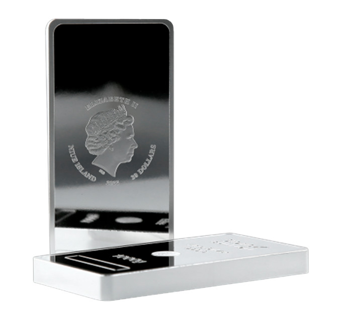 Серебряный монетный слиток 1 кг 999,9 Niue StoneX Bullion 2021 (30 долларов)