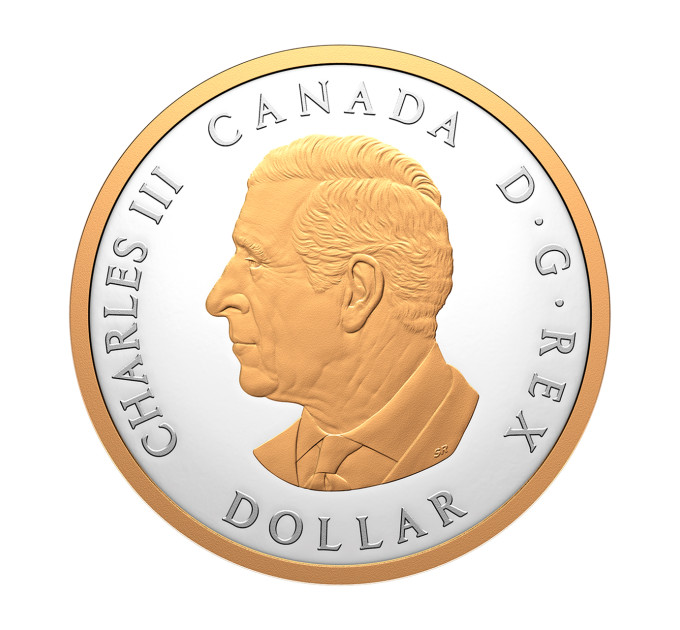 Позолоченная серебряная монета 1$ Peace Dollar 2026 Канада — коллекционное и инвестиционное серебро