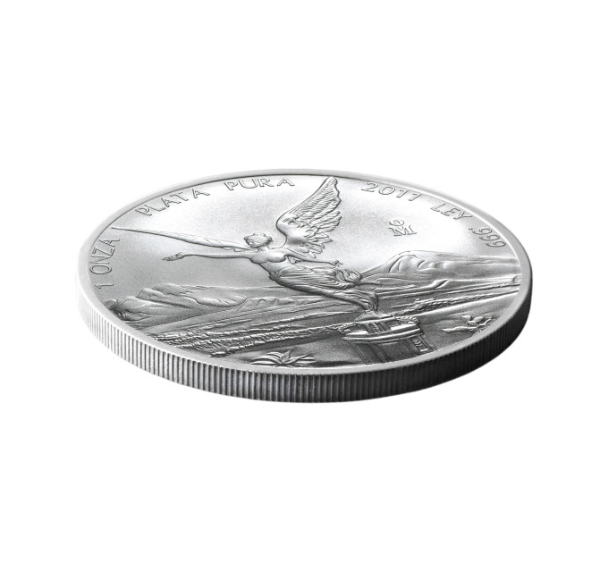 Серебряная инвестиционная монета Libertad 1 oz 2011 Мексика 