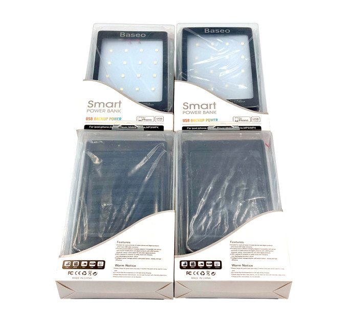 Корпус для Power Bank с солнечной панелью и фонарём на 5 аккумуляторов 18650