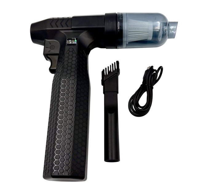 Турбо-фен Dry Blower 80000 RPM — аккумуляторная воздуходувка и мини пылесос для очистки техники и автомобиля
