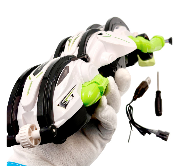 Радиоуправляемая машинка BAZADER RC Car Snakes 360° — трюковая RC машинка-трансформер с подсветкой