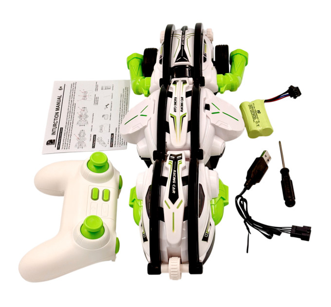 Радиоуправляемая машинка BAZADER RC Car Snakes 360° — трюковая RC машинка-трансформер с подсветкой