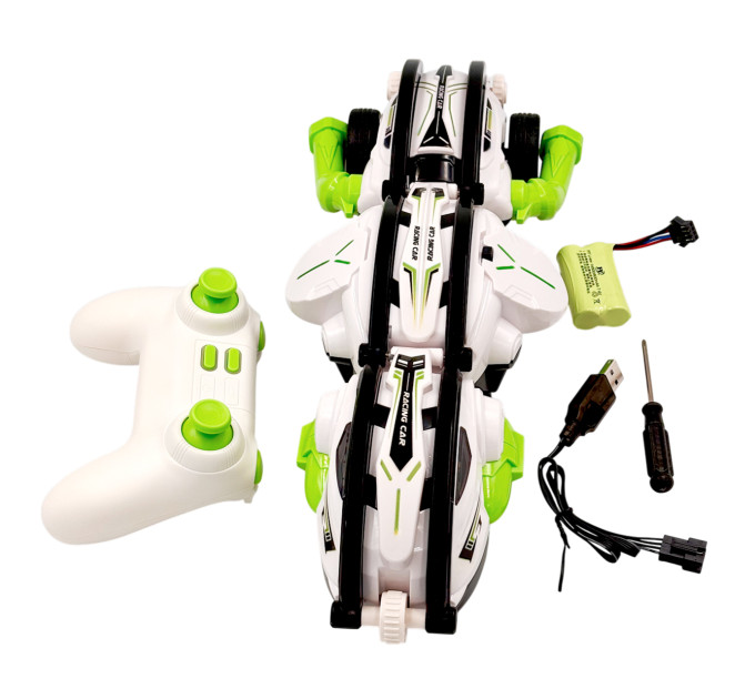 Радиоуправляемая машинка BAZADER RC Car Snakes 360° — трюковая RC машинка-трансформер с подсветкой