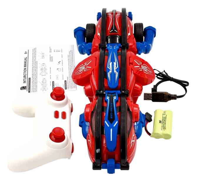Радиоуправляемая машинка BAZADER RC Car Snakes 360° — трюковая RC модель с LED-подсветкой и вращением 360°