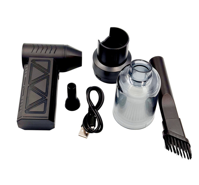 Mini Turbo Jet Fan ZY7400-A1/A2 — аккумуляторный пылесос и воздуходувка 2-в-1 для авто и техники