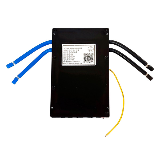 BMS JK-B2A20S20P-HC 200A 8S–20S для LiFePO4, Li-ion и LTO аккумуляторов — балансировка 2A, Bluetooth, CAN, RS485