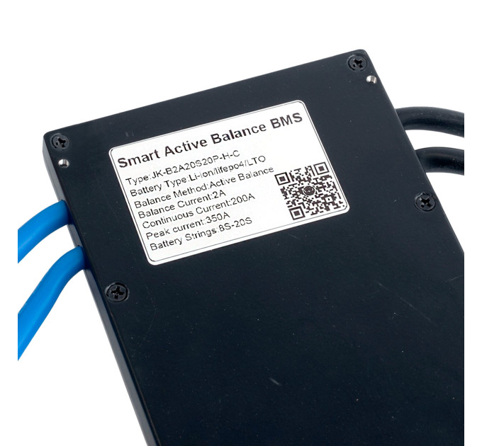 BMS JK-B2A20S20P-HC 200A 8S–20S для LiFePO4, Li-ion и LTO аккумуляторов — балансировка 2A, Bluetooth, CAN, RS485